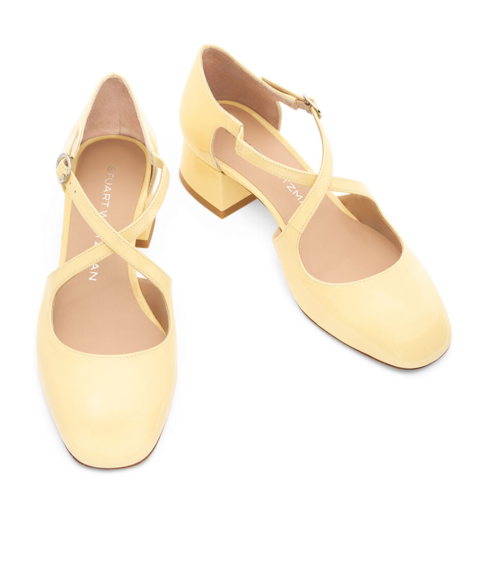 Stuart Weitzman 35mm Clem Pumps In Neutral