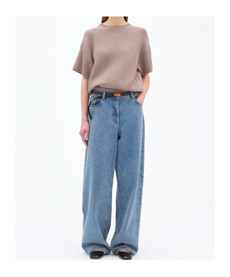 Shop Remain Birger Cocoon Jeans In Blue