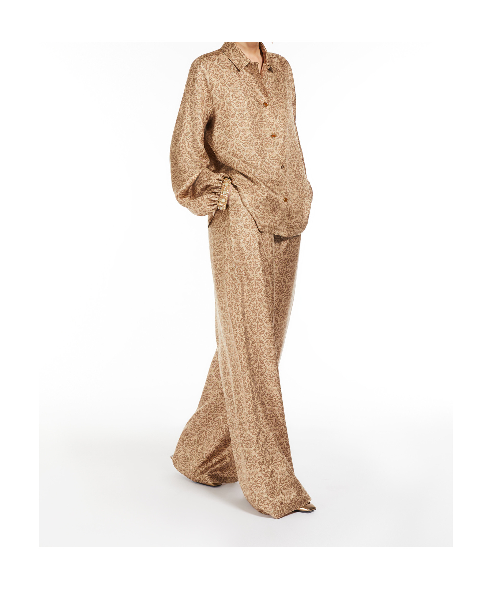 MAX MARA BELT LOOP TRACK PANTS