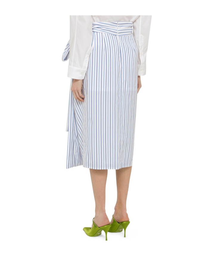 DRIES VAN NOTEN STRIPED SKIRT