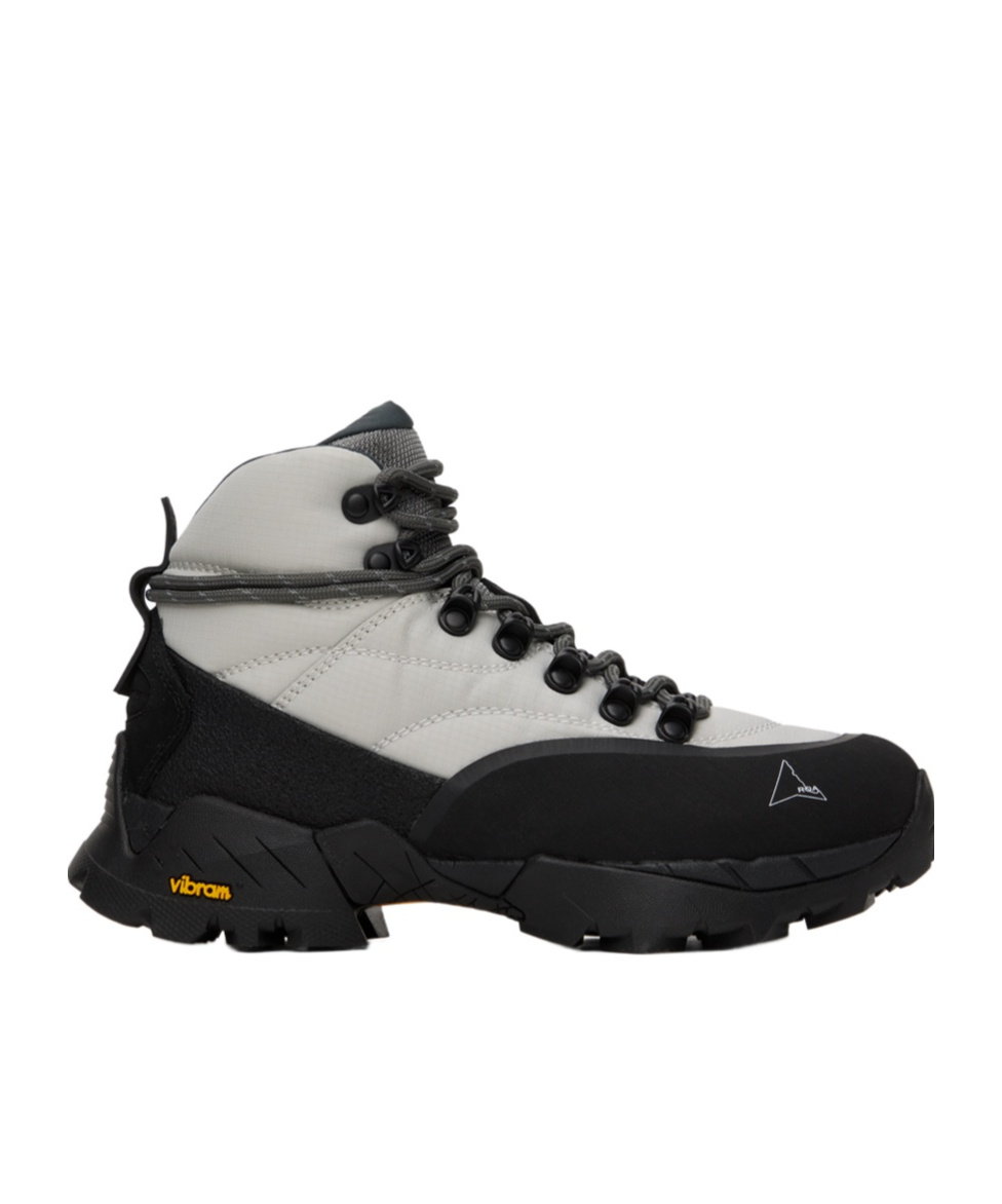 Roa Gray Andreas Strap Boots In Black