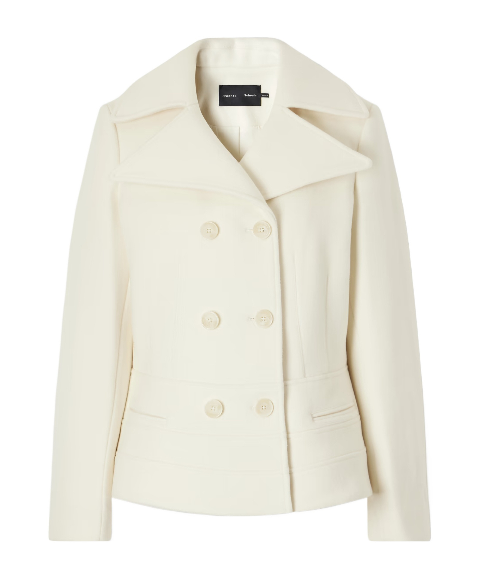 PROENZA SCHOULER DOUBLE-BREASTED WOOL-BLEND JACKET