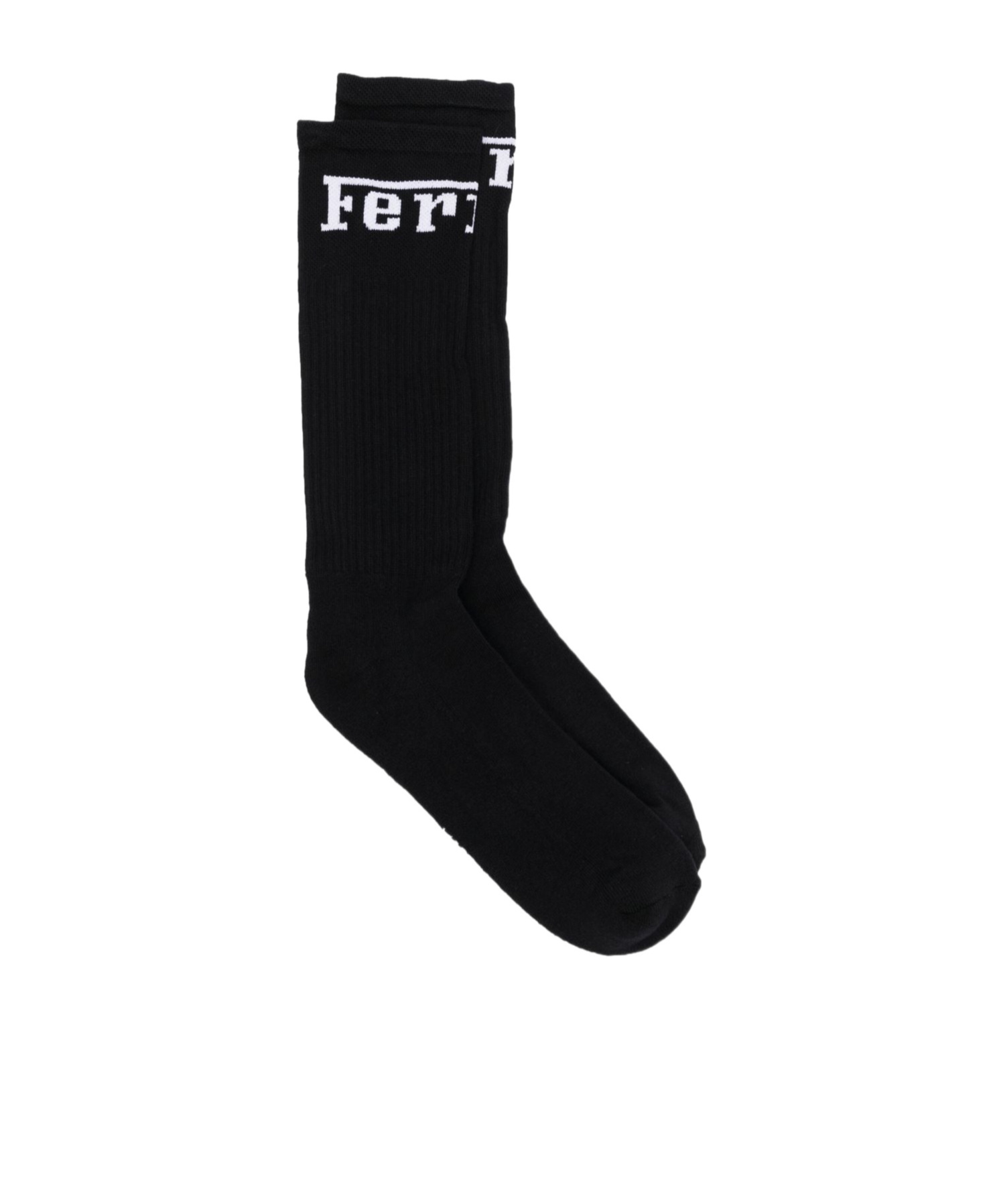 Ferrari Logo Socks In Black