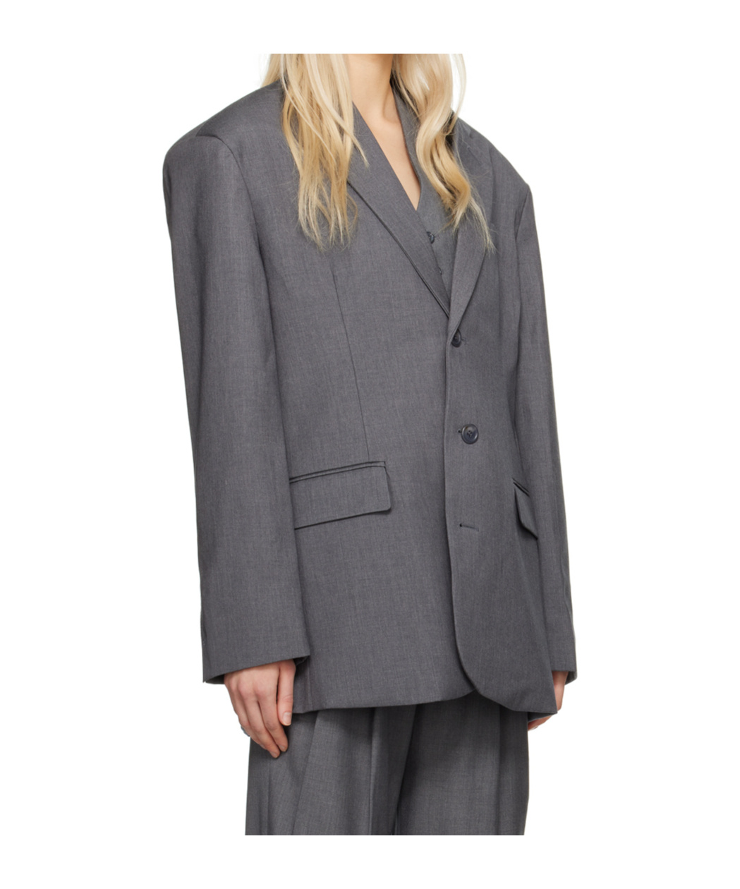 The Frankie Shop Gelso Oversized Tencel Lyocell-blend Blazer