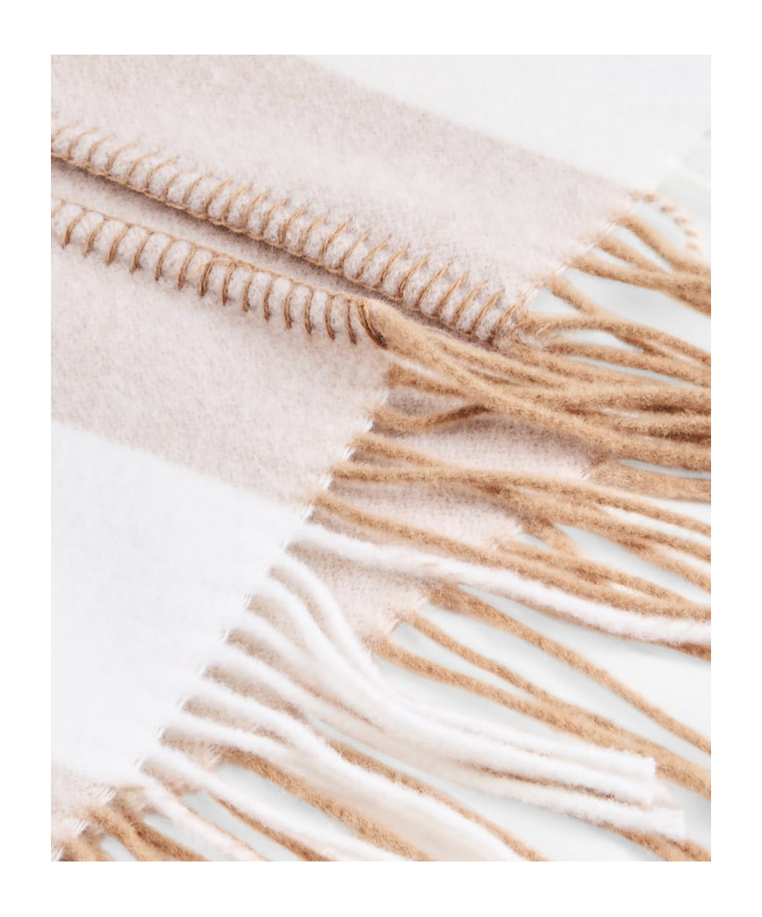 Fay Hook Wool Cloak In White