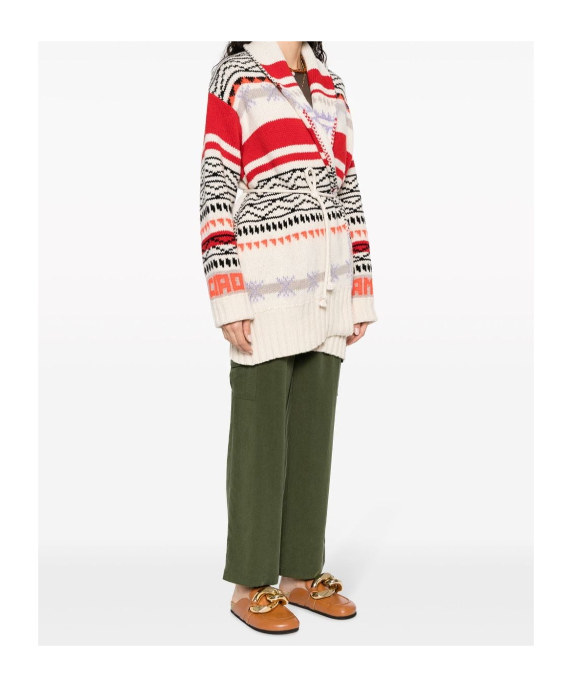 Shop Giada Benincasa Long-sleeved Sweater In Multicolor