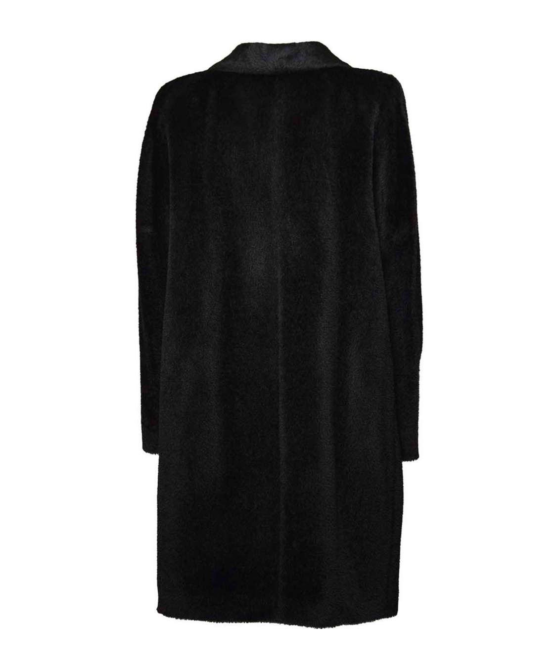 Max Mara Double-breasted Coat In Black