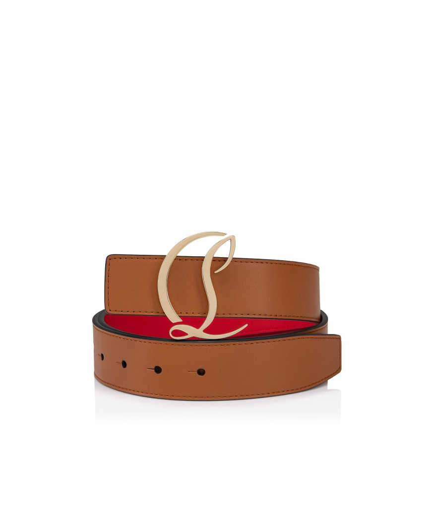 Christian Louboutin Cl Logo Leather Belt
