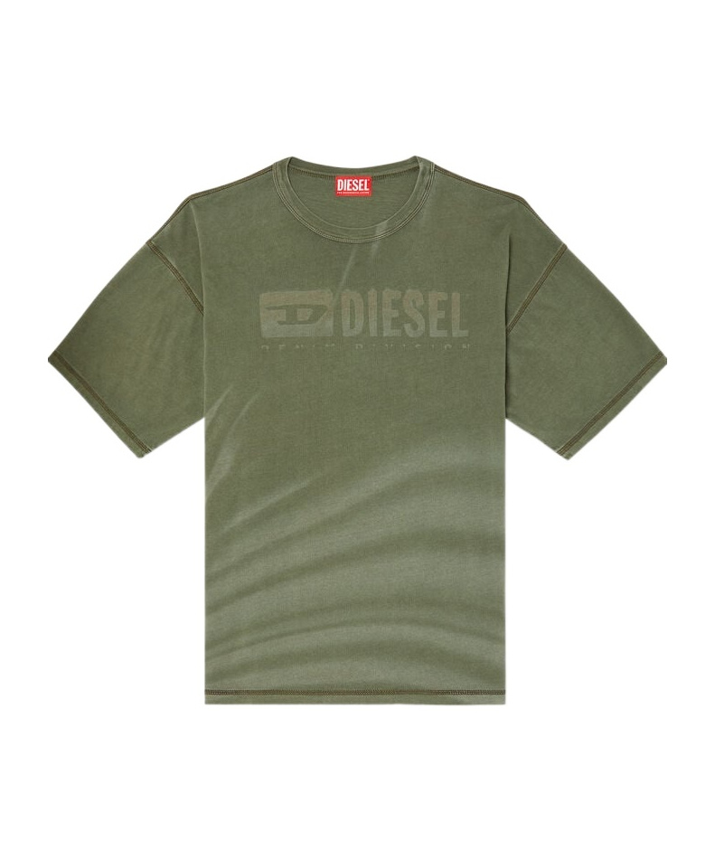 Diesel Short-sleeved T-shirt In Green
