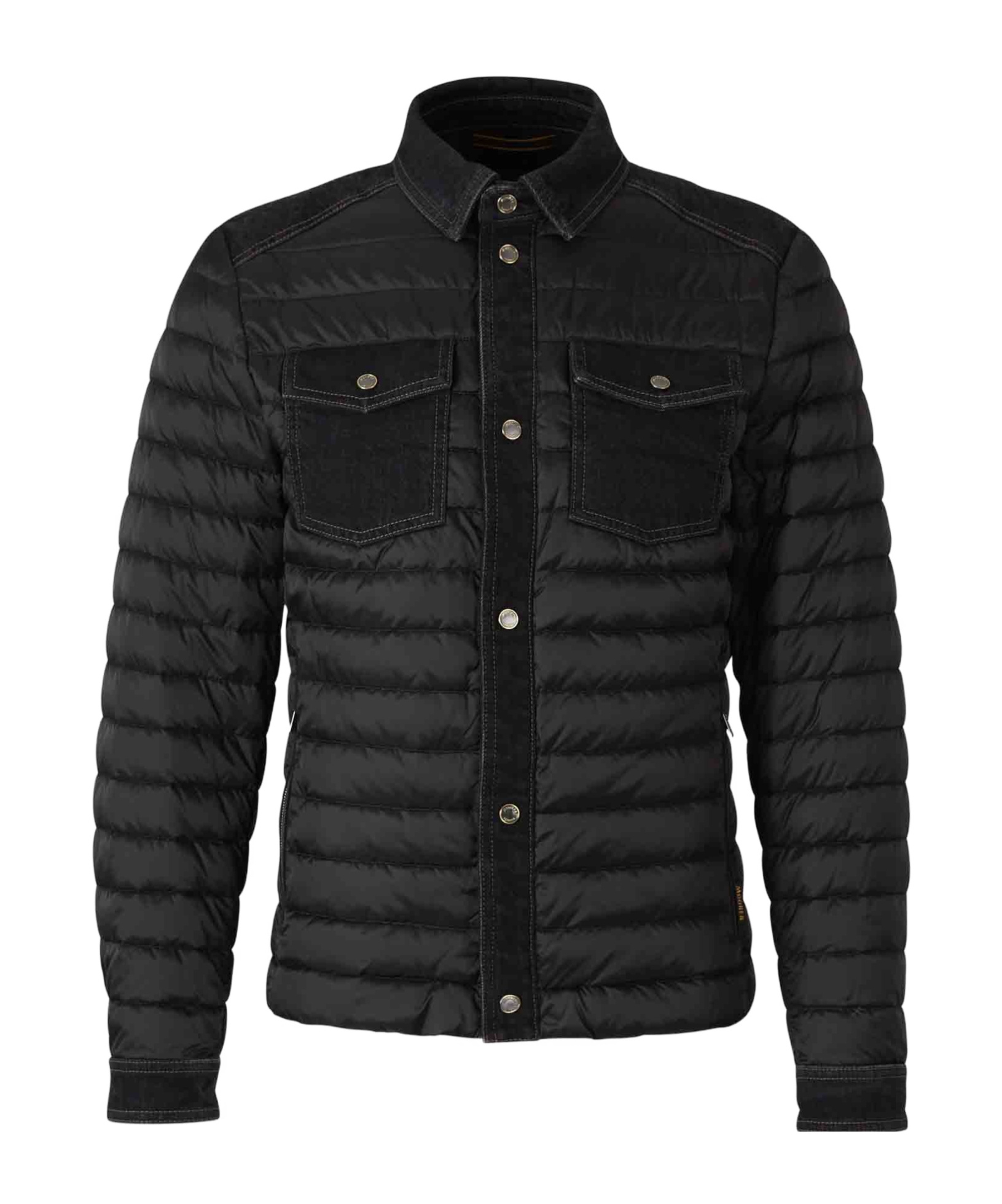 Moorer Mougi Quilted Down Jacket In Black