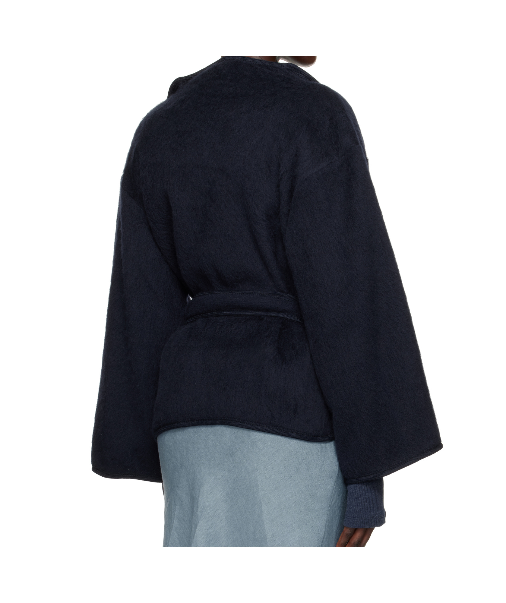 Baserange Long Sleeve Casual Jacket In Black
