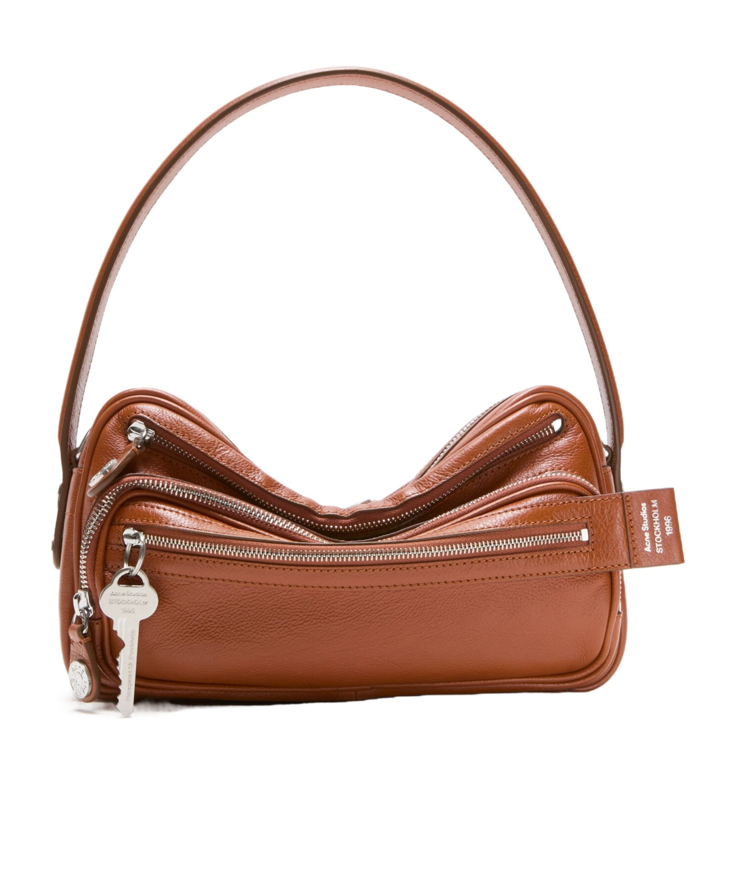 Acne Studios Small Camero Shoulder Bag In Brown