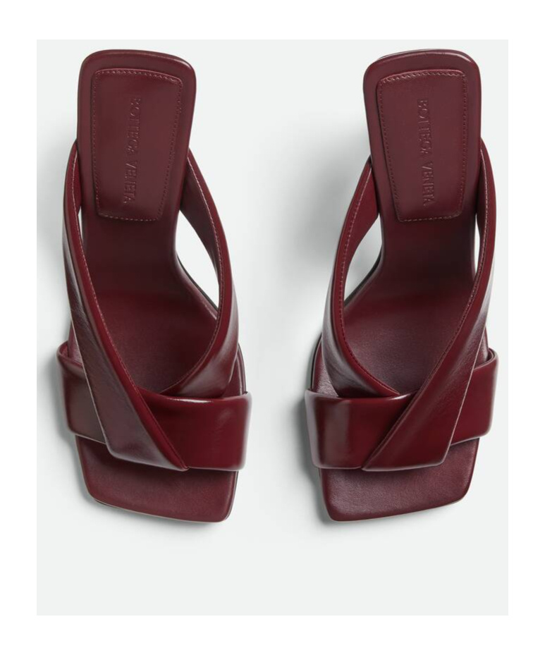 Bottega Veneta Riva Crossover Strap Sandal In Brown