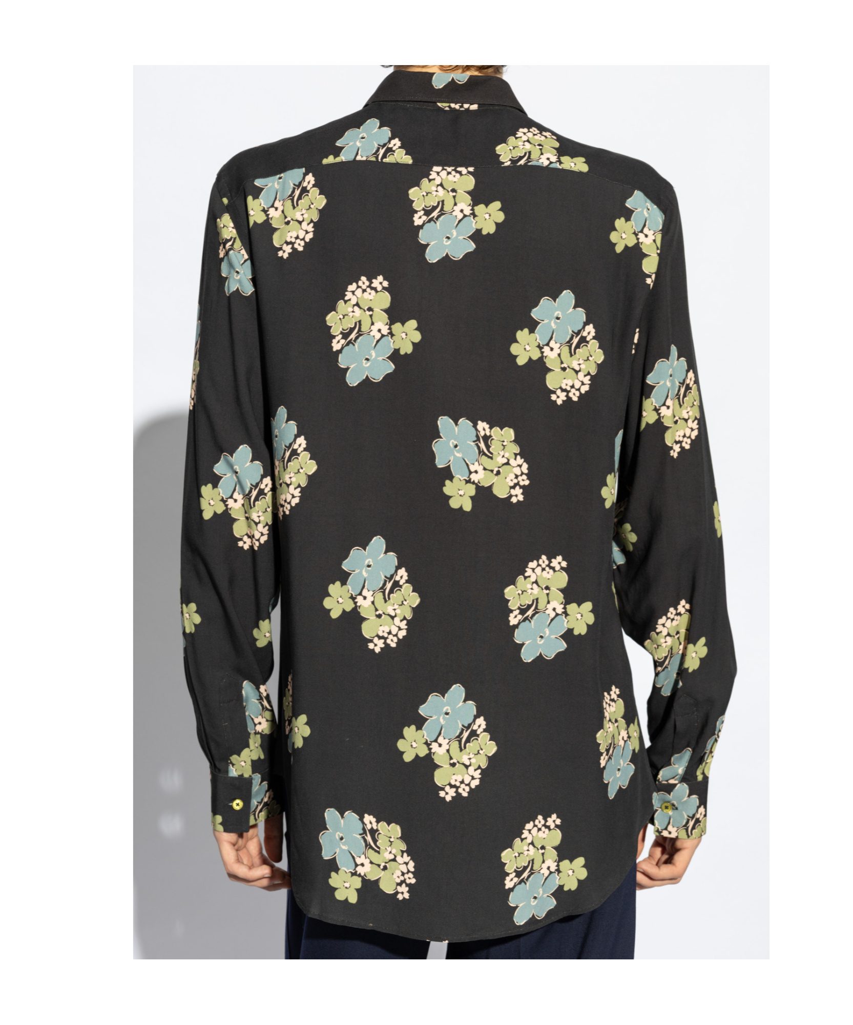 Shop Paul Smith Floral-print Shirt In Green