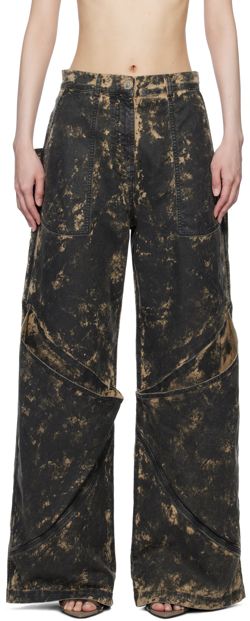 ATTICO BELT LOOP JEANS