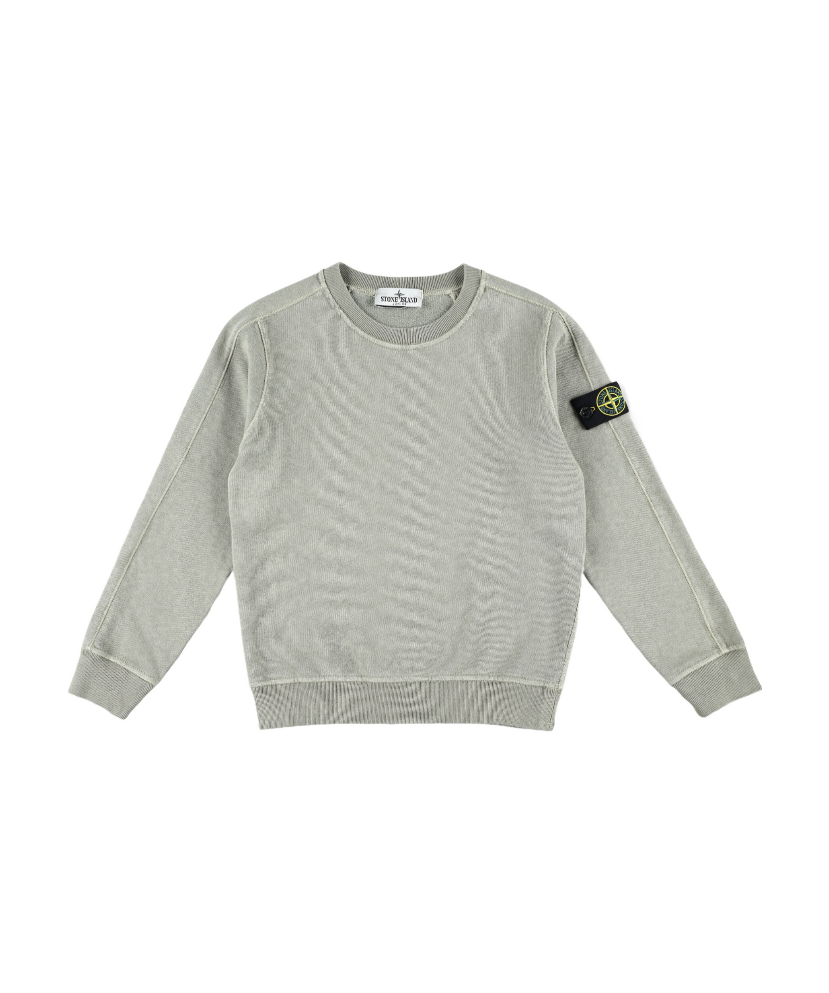Stone Island Long-sleeved Sweater In Gray