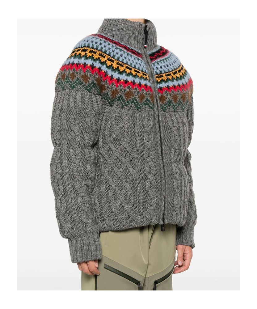 Moncler High Performance Nylon Ski Pants In Gray