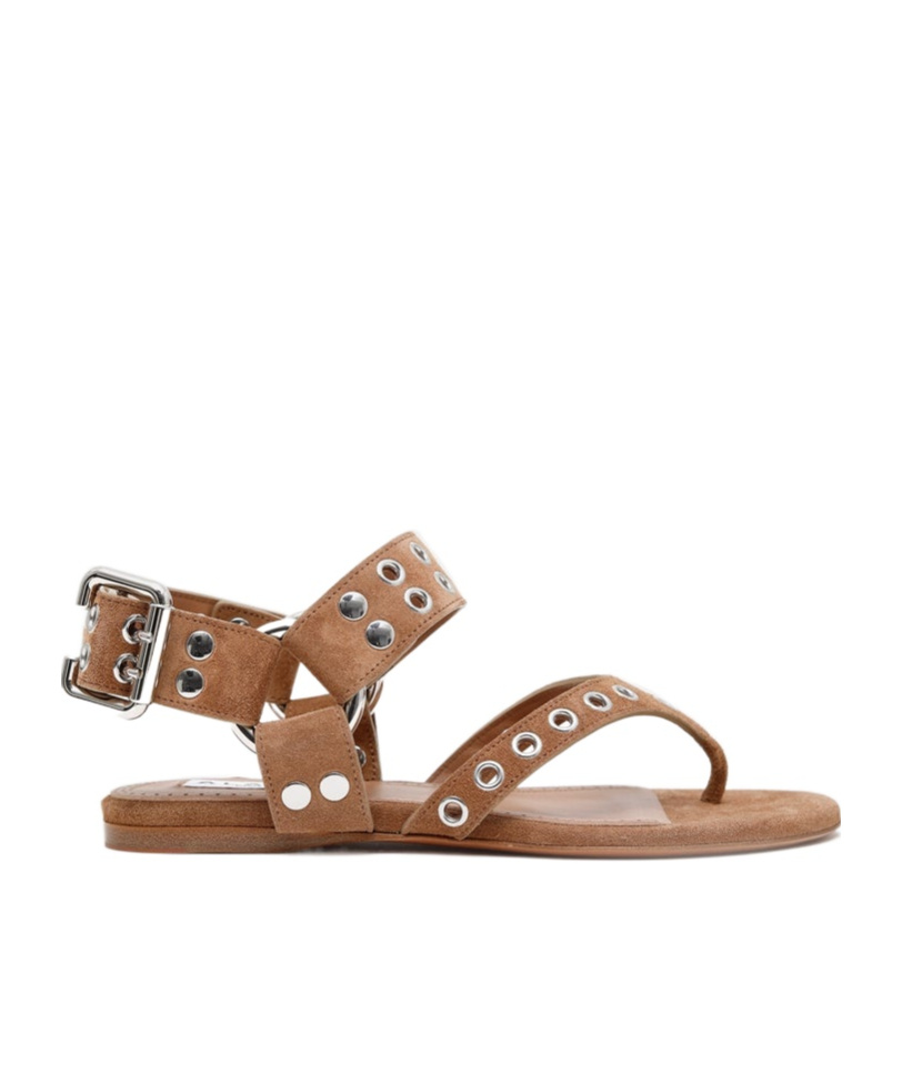 Alaïa Flip Flops In Brown
