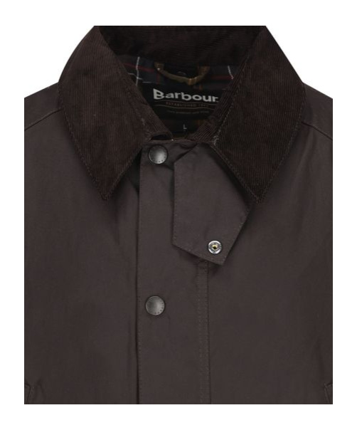Barbour Beaufort Long Sleeved Snapped Jacket In Black