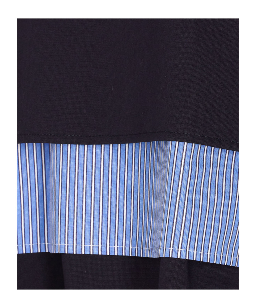 Sacai Pocket Asymmetrical Hem T-shirt In Multi
