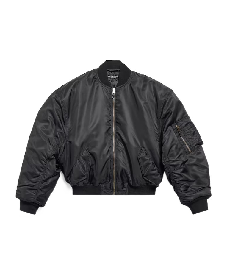 Balenciaga Women's Standard Bomber Jacket In Black In Black