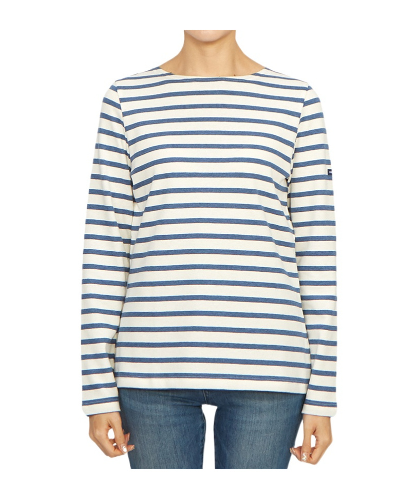 Saint James Striped Graphic T-shirt