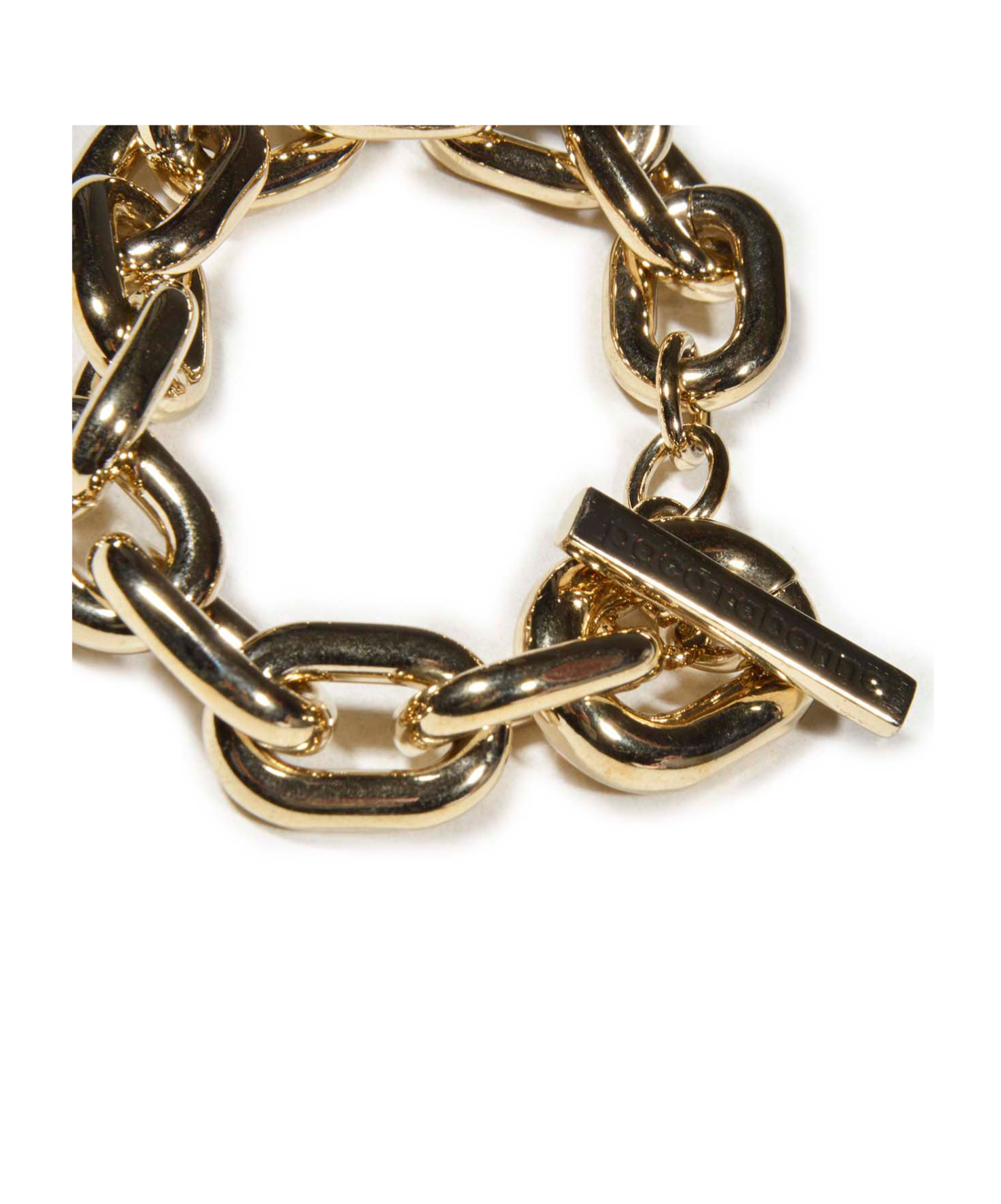Rabanne Chain Bracelet In Green