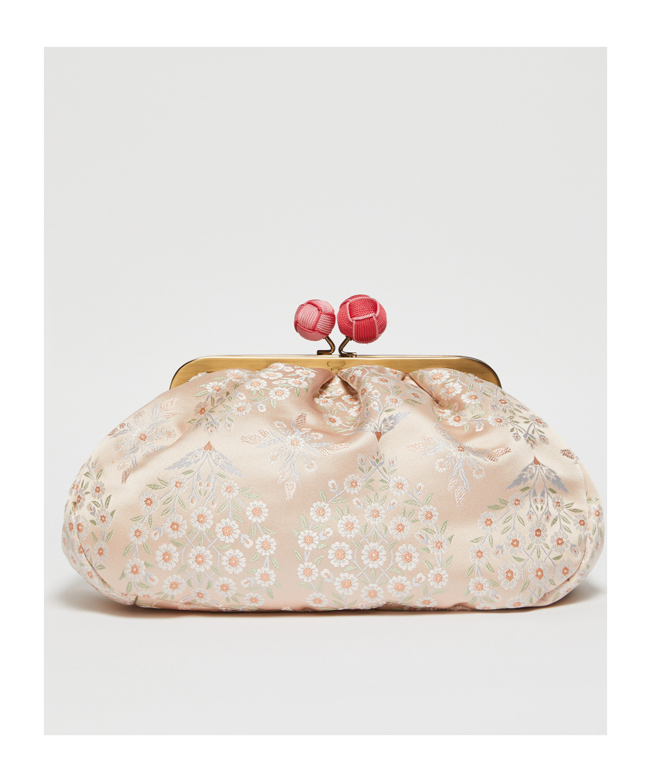 Weekend Max Mara Medium Jacquard Pasticcino Shoulder Bag In Nude