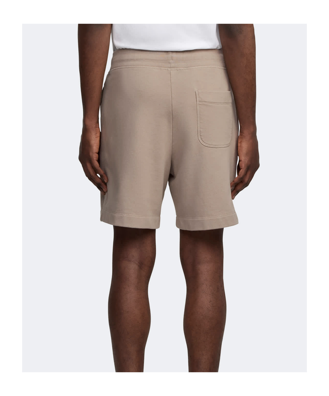 CANADA GOOSE HURON DRAWSTRING COTTON SHORTS