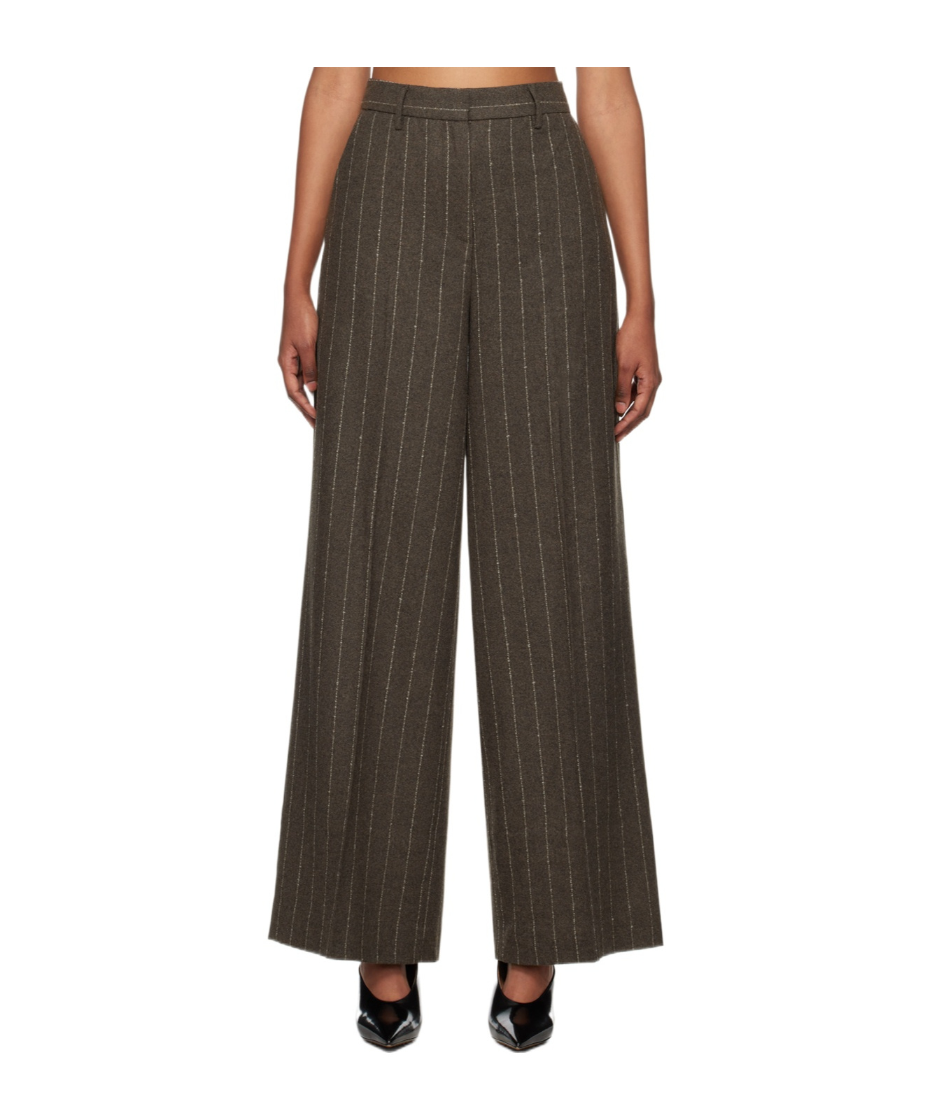 Remain Birger Christensen Mid-rise Wide-leg Trousers