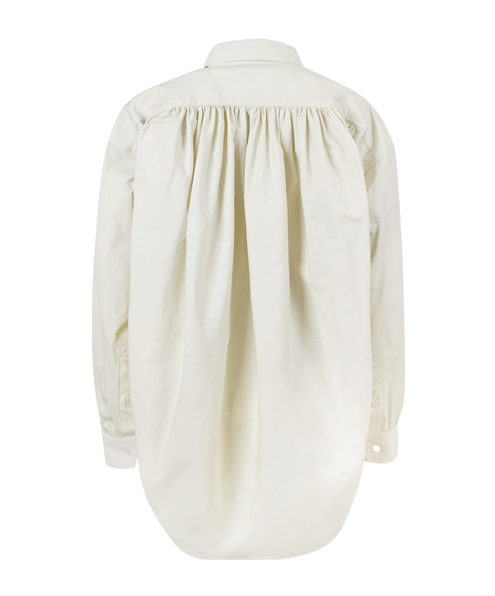 Bottega Veneta Compact Poplin Shirt In White