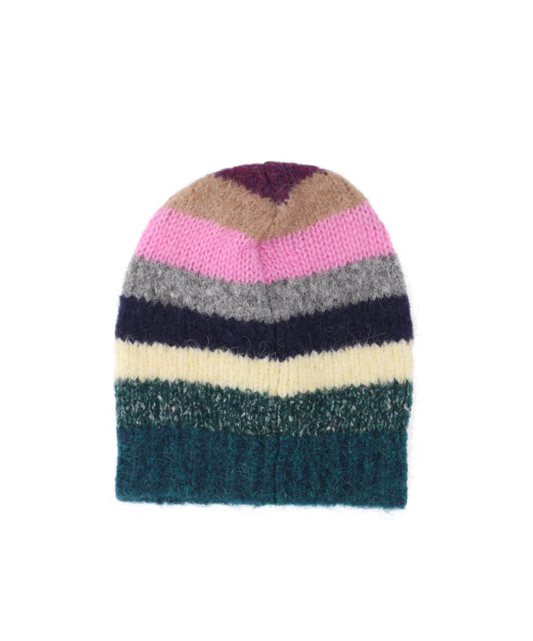 Erl Striped Soft Texture Hat For Everyday Wear In Multi