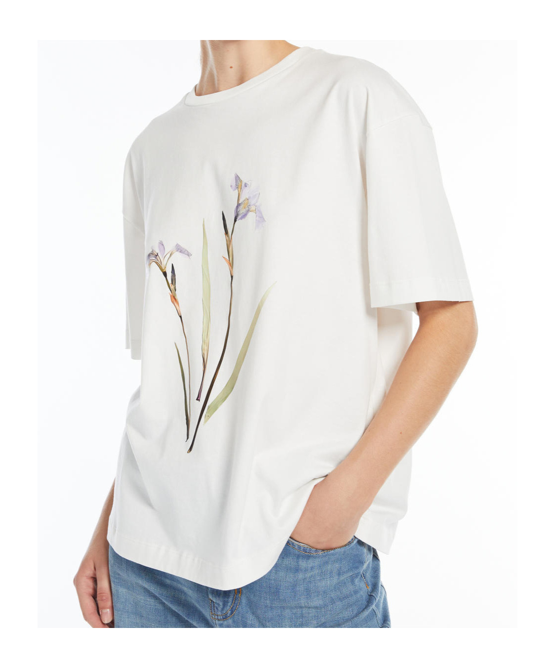 Weekend Max Mara Short-sleeve T-shirt In White