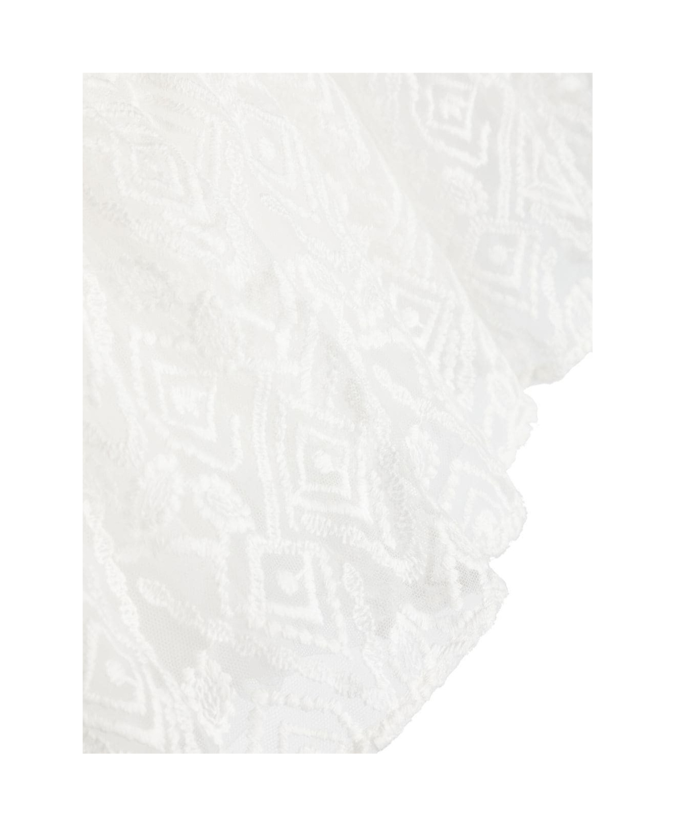 Ermanno Scervino Graphic-print Sleeveless Dress In White