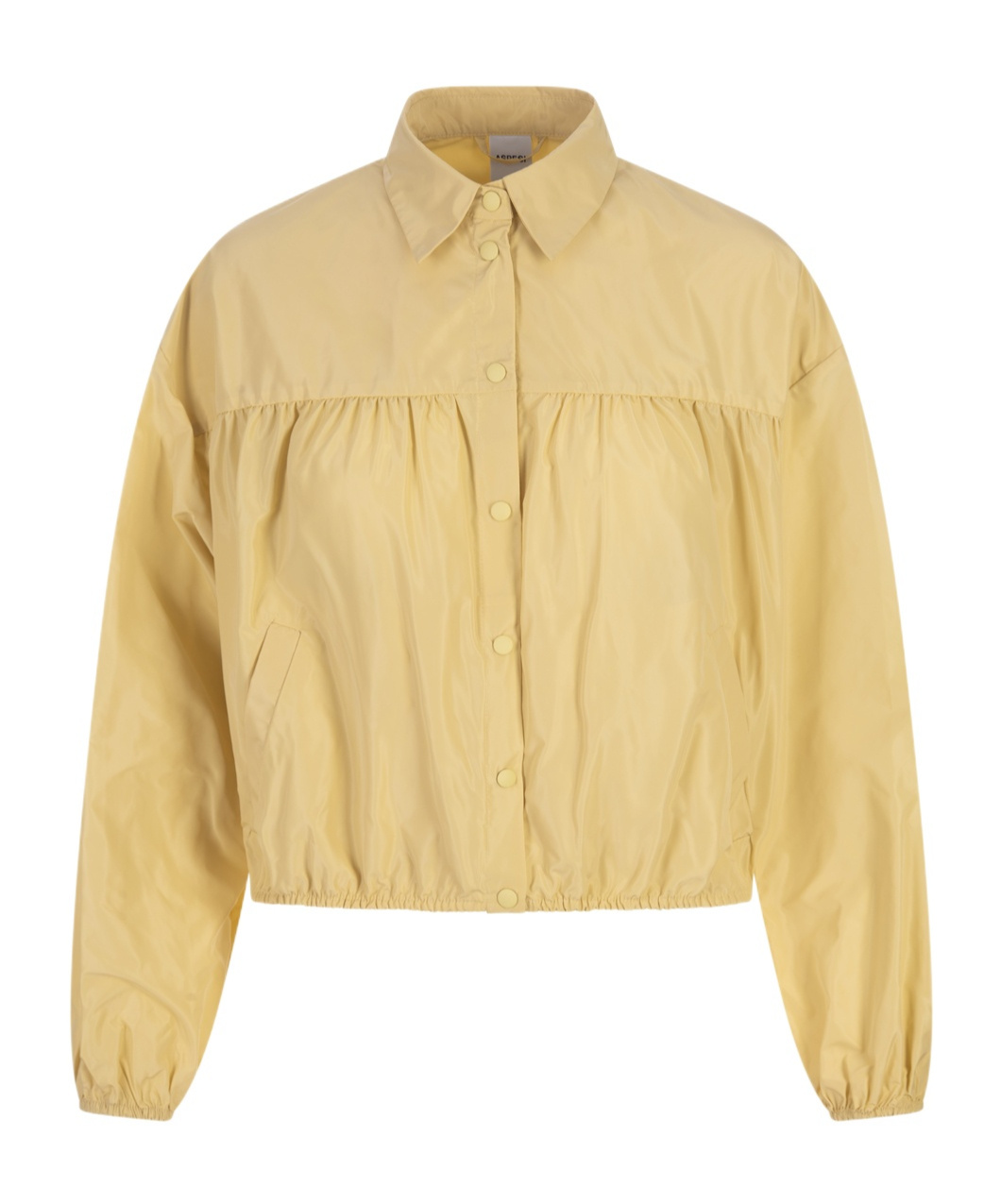 Aspesi Buttoned Sleeved Shirt In Nude