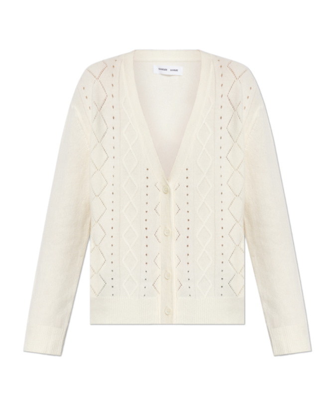 Samsoe & Samsoe Salee Cardigan In White