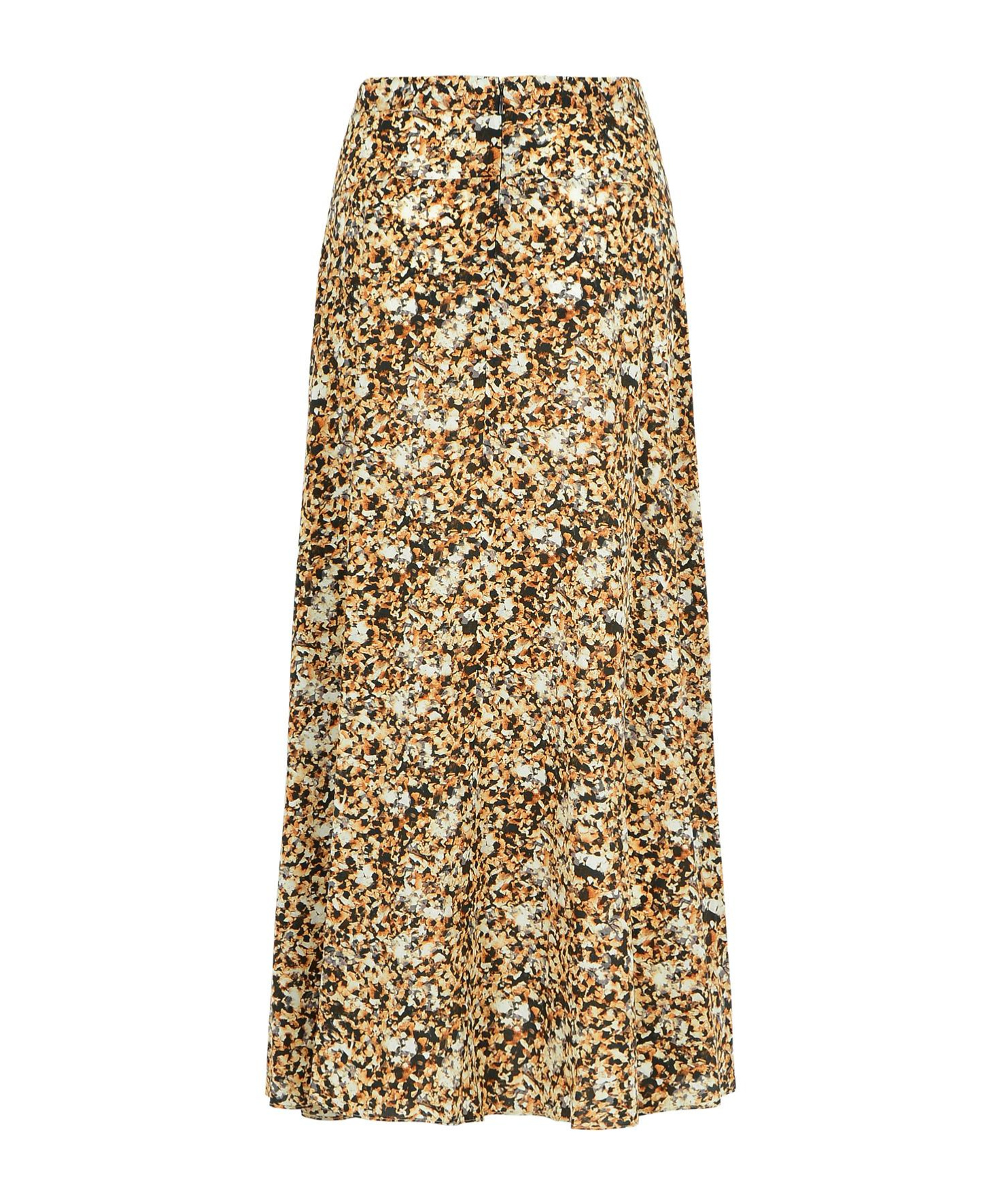 Isabel Marant Olena Draped Midi Skirt In Nude