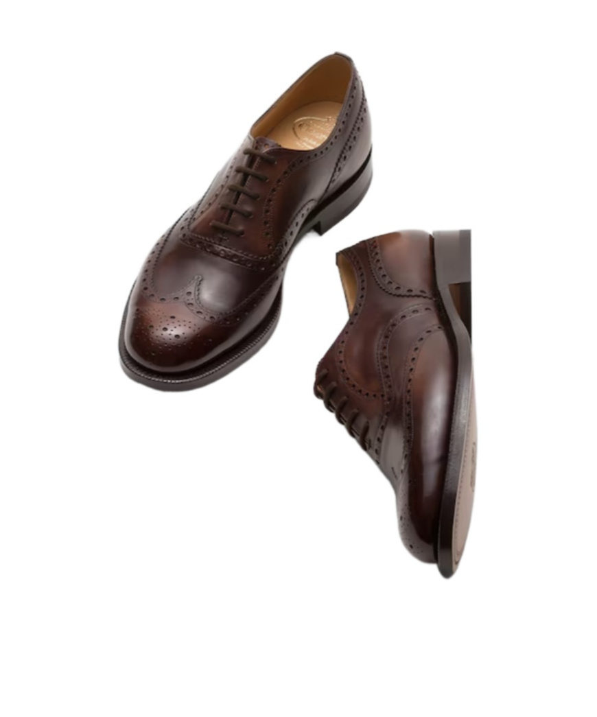 Church's Burwood Oxford Brogue Shoes In Black