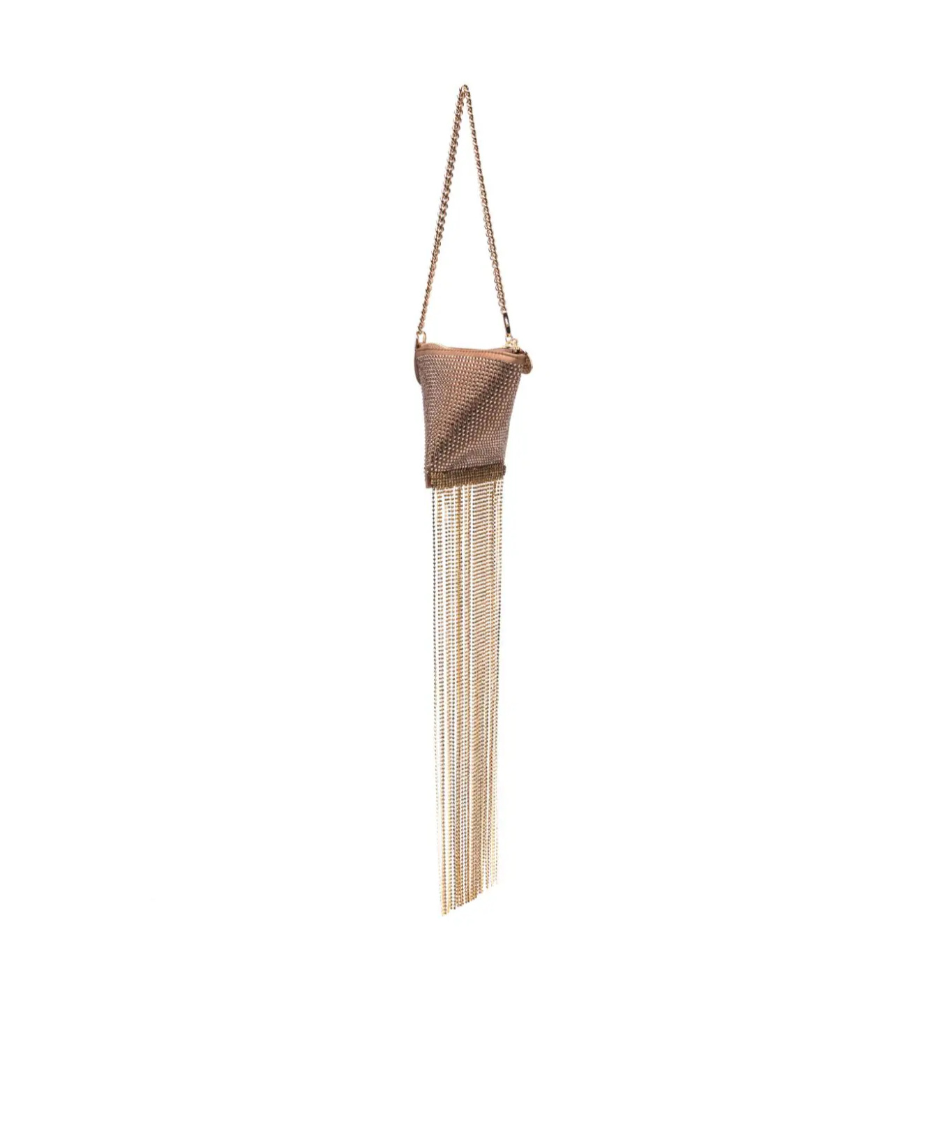 Stella Mccartney Embellished Mini Bag In Bronze