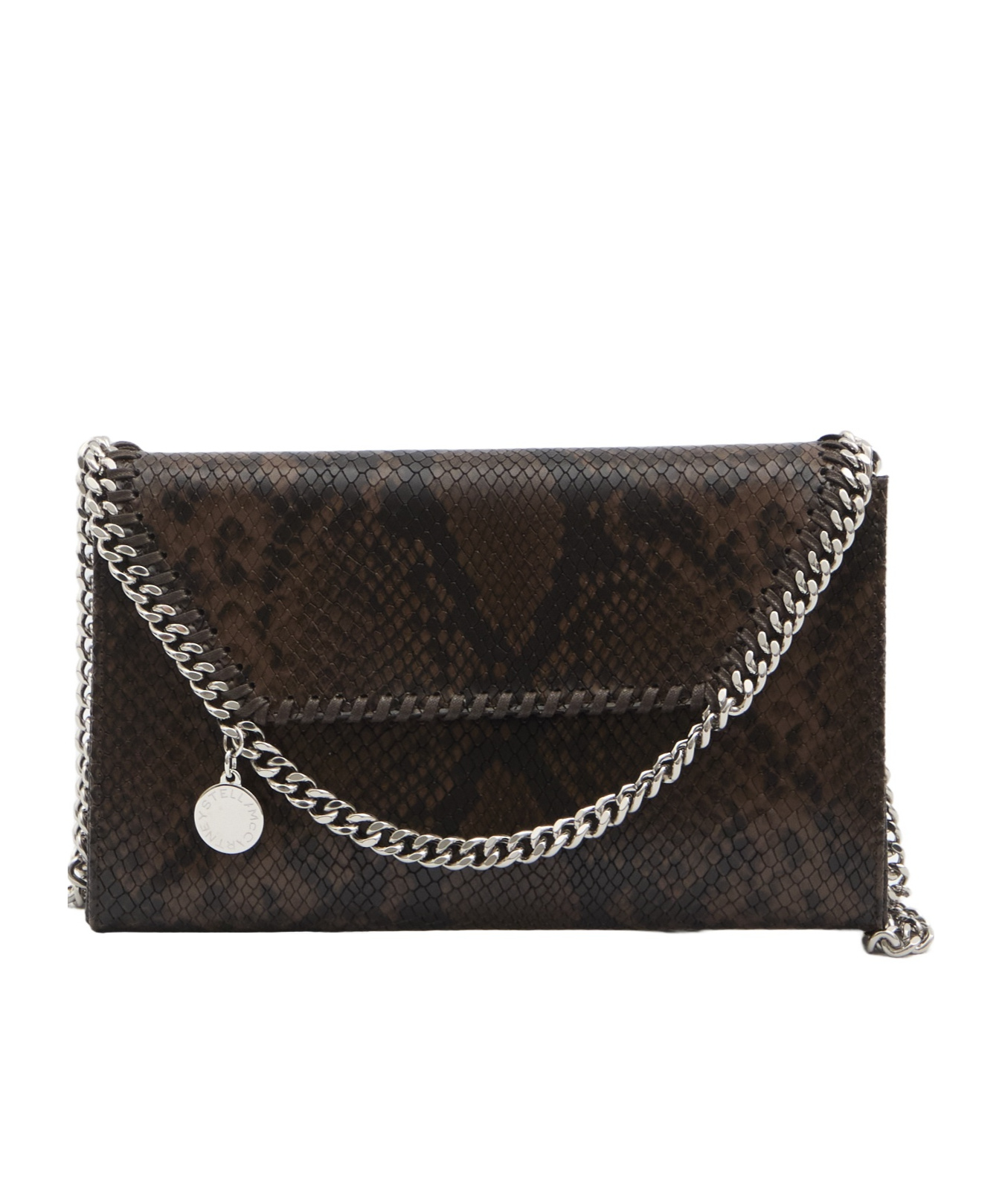 Stella Mccartney Falabella Wallet With Chain In Black
