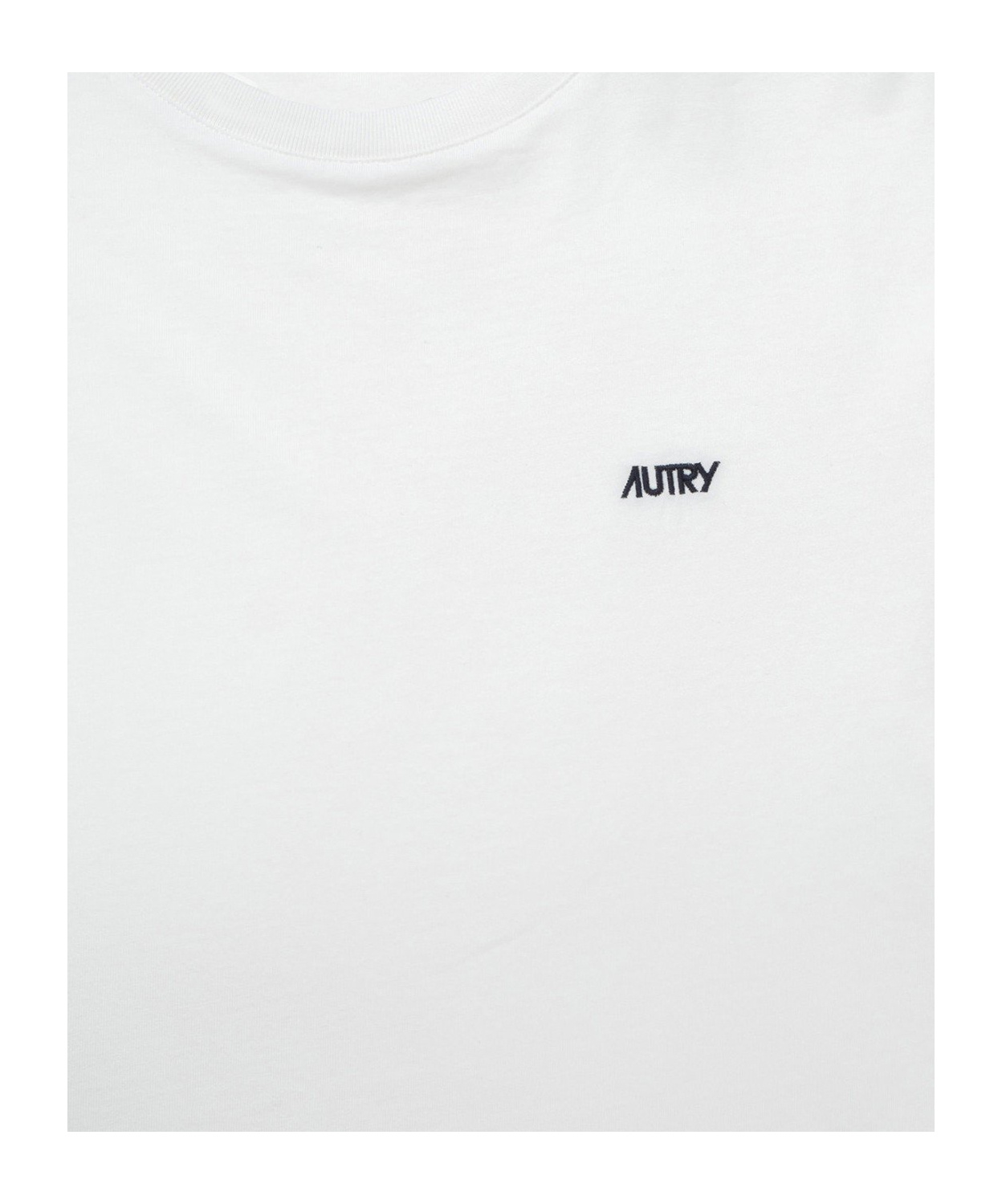 Shop Autry Cotton T-shirt In White