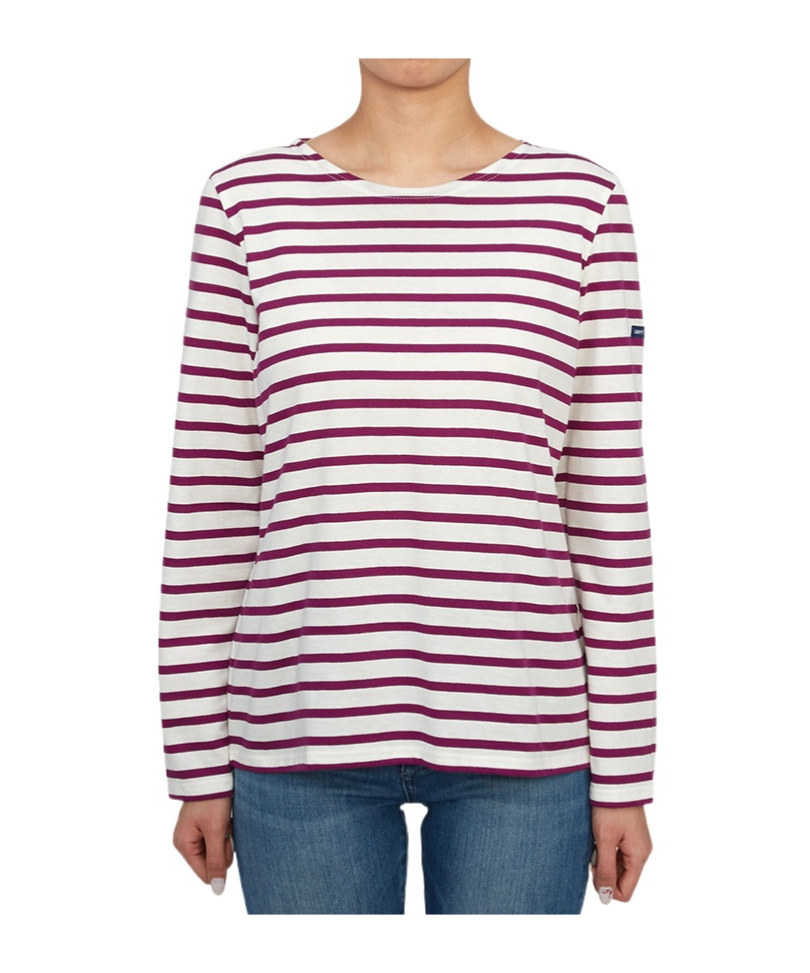 Saint James Striped Graphic T-shirt