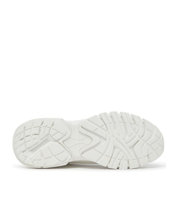 Diesel S-pro-v-dense-mesh Sneakers With Oval D Logo In White