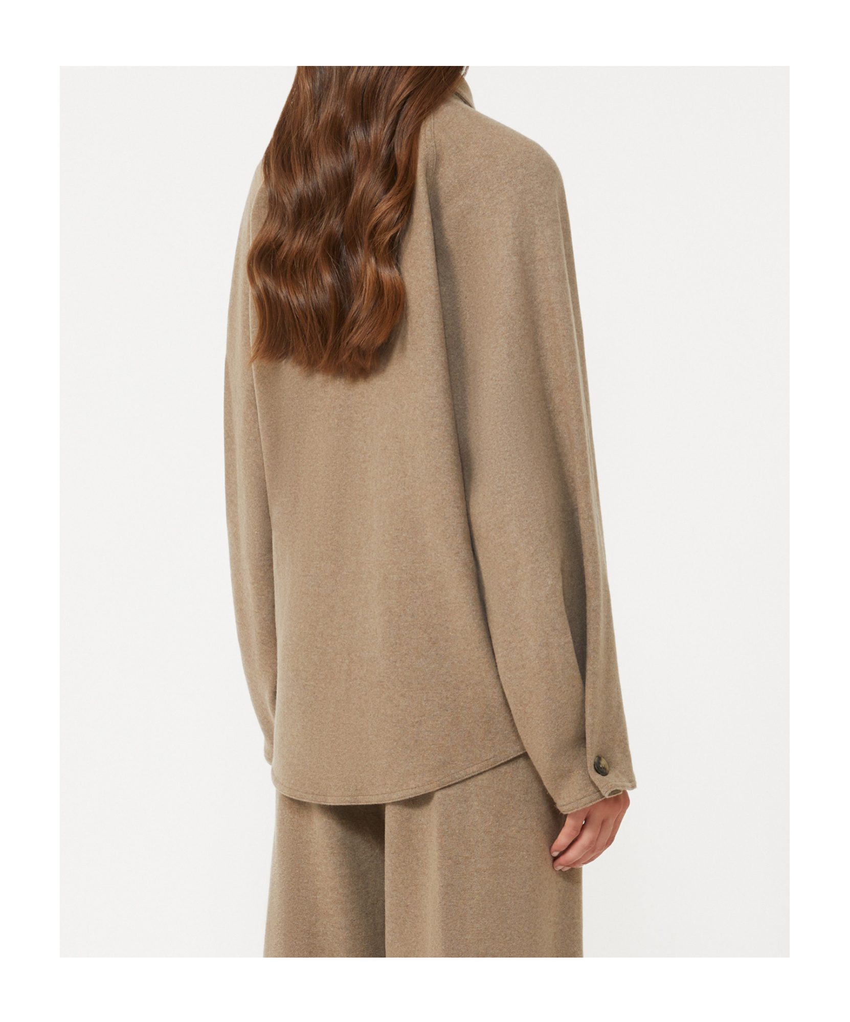 Max Mara Ceci Long-sleeved Shirt In Brown