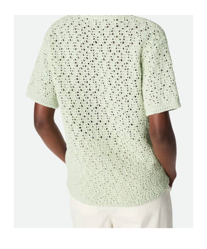 Bottega Veneta Cotton Crochet Knit T-shirt