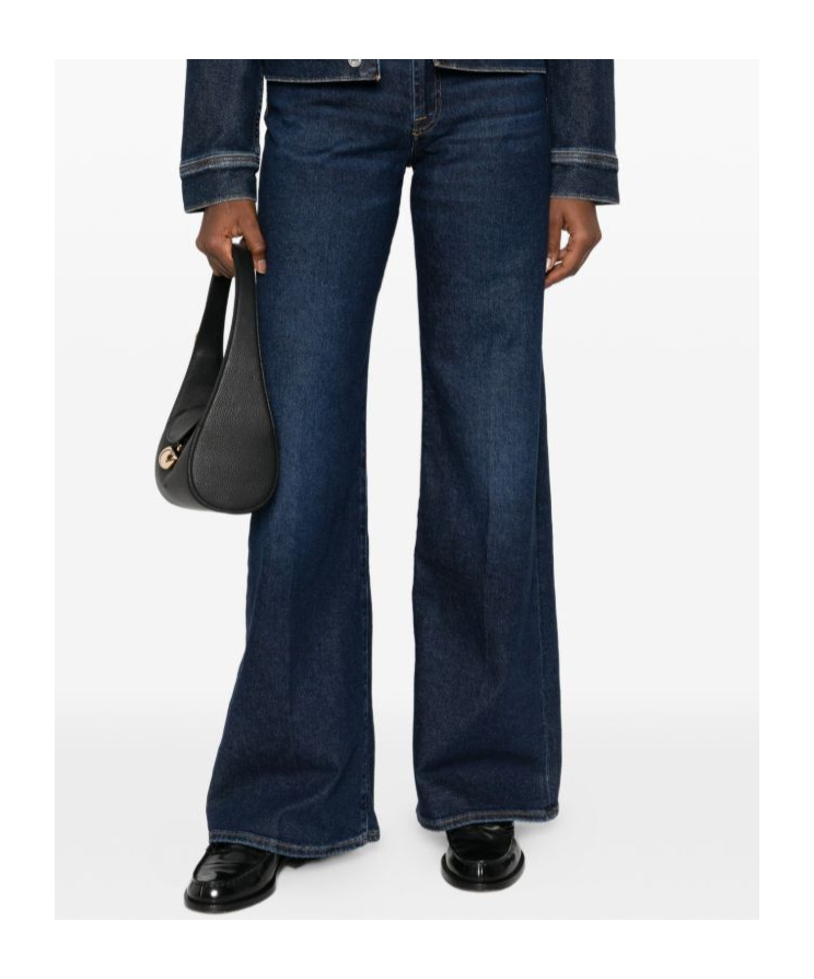 Blue Seven Belt Loop Jeans In Blue