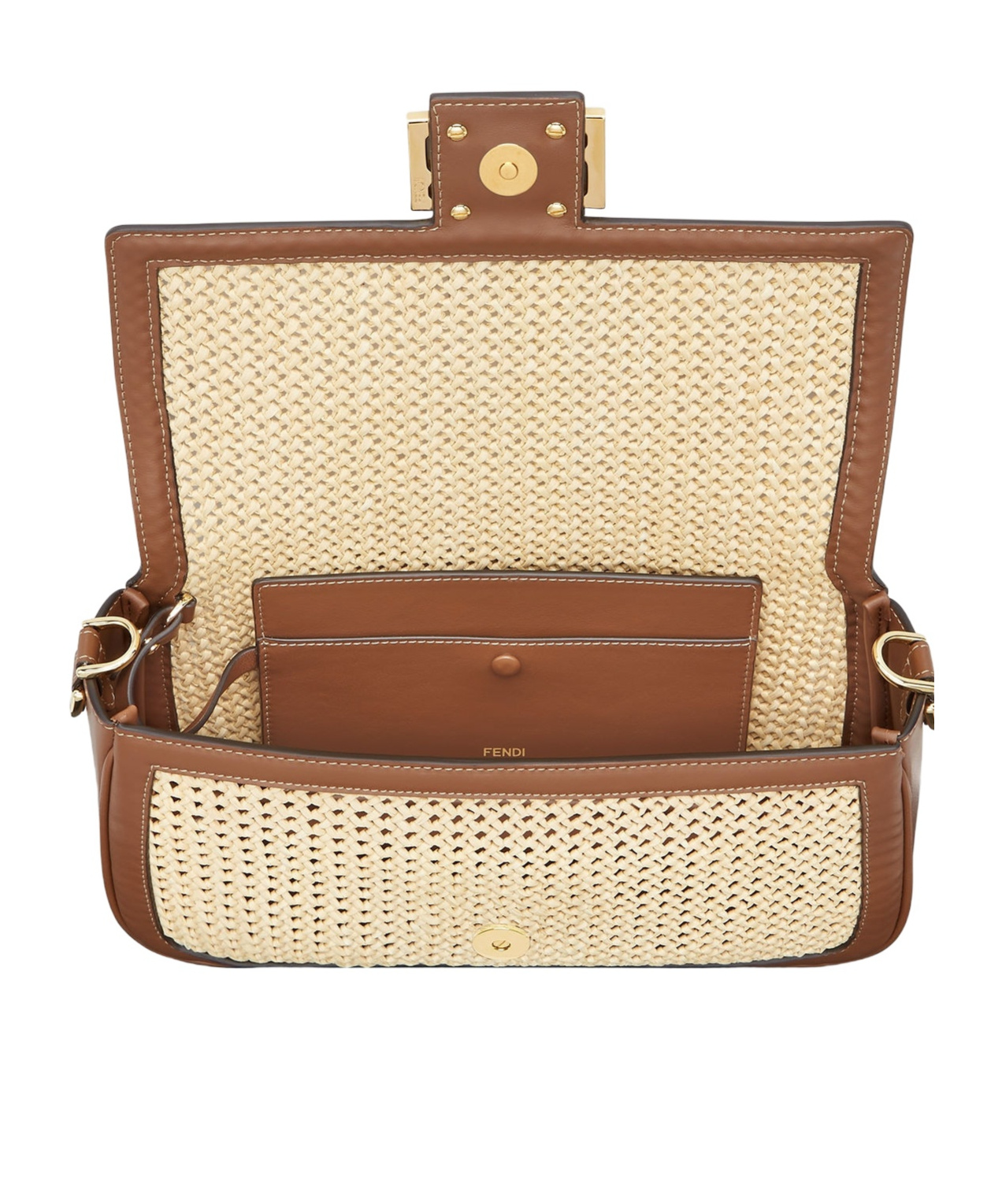Fendi Baguette Shoulder Bag In Brown
