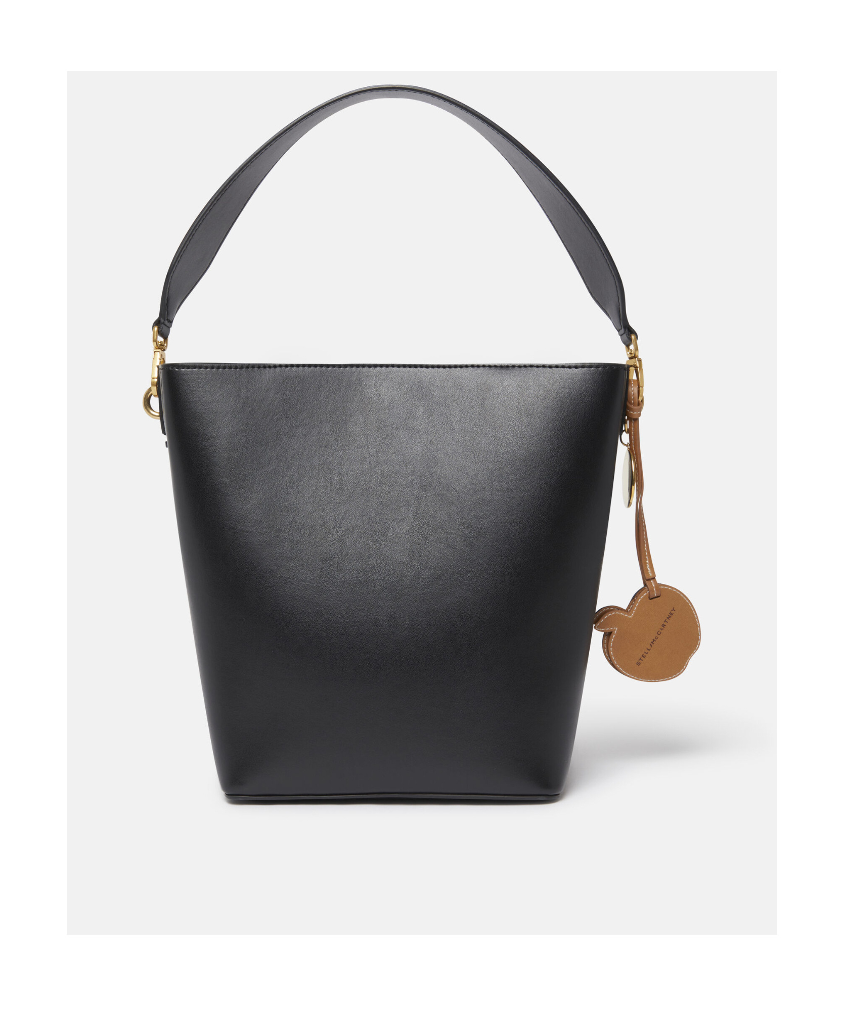 Stella Mccartney Frayme Top Handle Bag In Black
