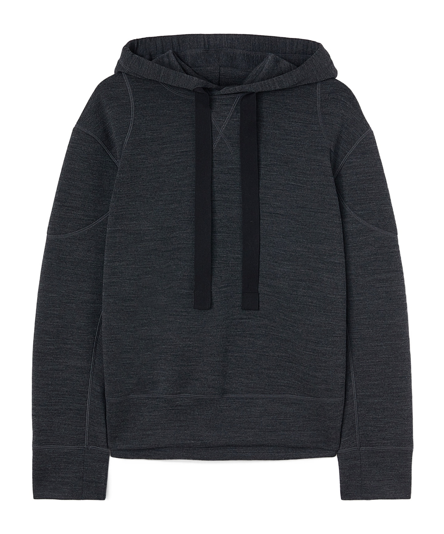 Jil Sander Wool Hoodie In Black