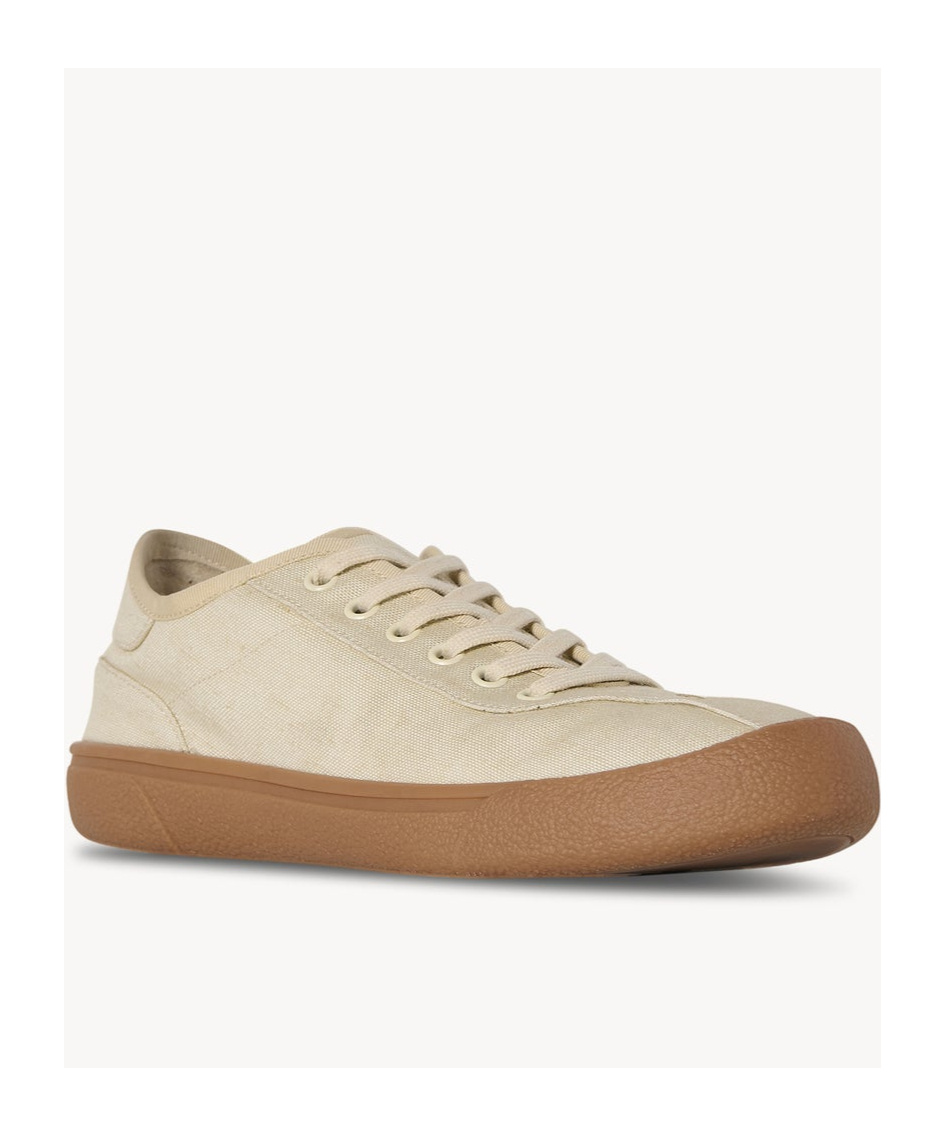 The Row Canvas Sneakers In Sage
